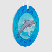 De Zon van de Maori van de dolfijn Ornament (voorkant)