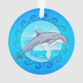 De Zon van de Maori van de dolfijn Ornament (achterkant)
