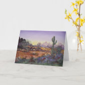 De Zon van de woestijn - Lege Wenskaarten Kaart (Gele Bloem)