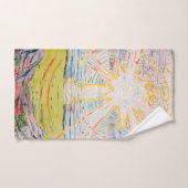 De zon van Edvard Munch Bad Handdoek (Handdoek)