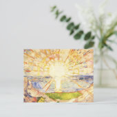 De zon van Edvard Munch Briefkaart (Staand voorkant)