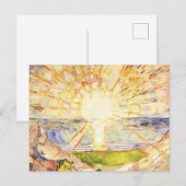 De zon van Edvard Munch Briefkaart (Voorkant / Achterkant)