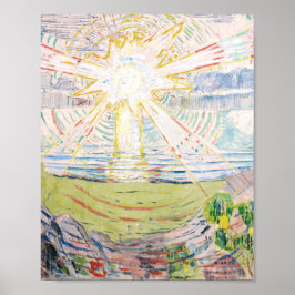 De zon van Edvard Munch Poster