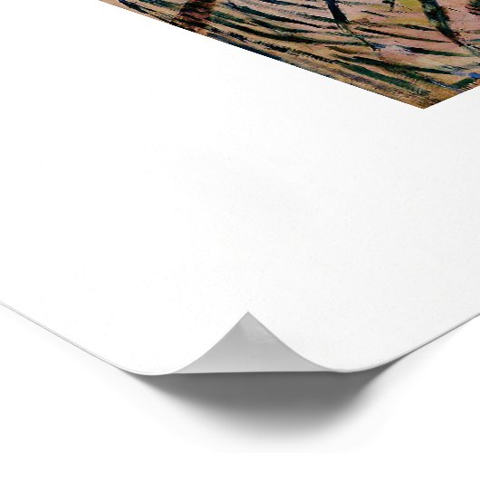 De zon van Edvard Munch Poster (Hoek)