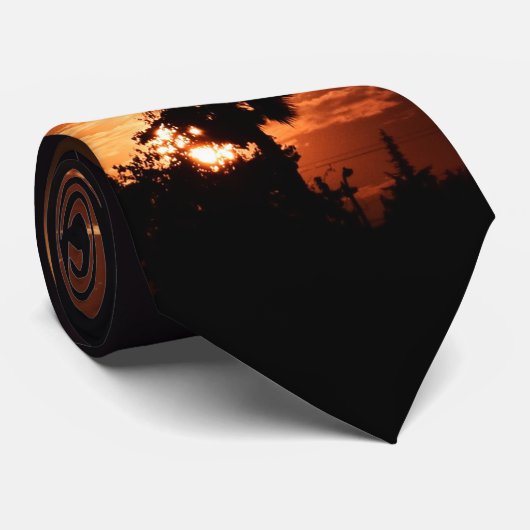 "De zon van een maan" Stropdas (Opgerold)