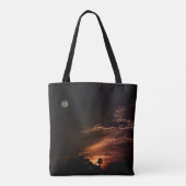 "De zon van een maan" Tote Bag (Achterkant)
