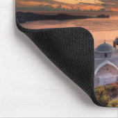 De zon van het kasteel van Plaka in Milos Muismat (Hoek)