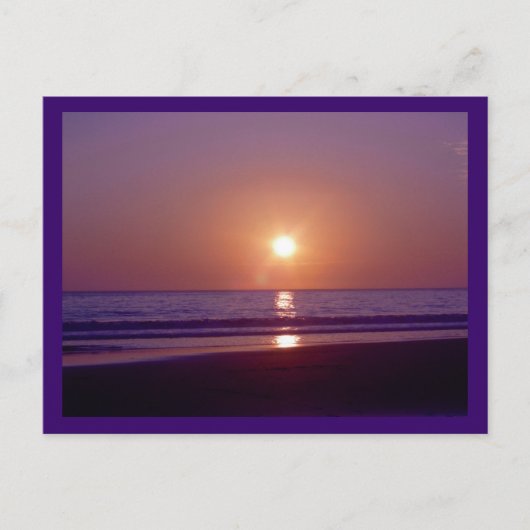 De Zon van het strand Briefkaart (Voorkant)