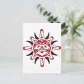 De Zon van Tlingit Briefkaart (Staand voorkant)