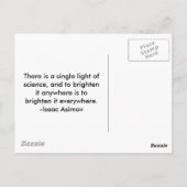 De zon vasthouden briefkaart (Achterkant)