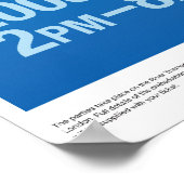 De zon verscheept/de maan verscheept poster (Hoek)