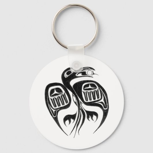 de zon wordt in de zon gestort sleutelhanger (Voorkant)