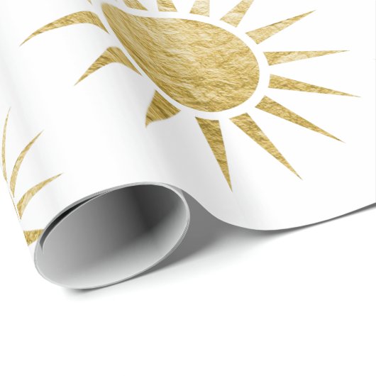 De zon, wrappend papier (Rol Hoek)