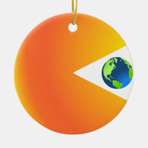 De Zon Zal De Aarde Opslokken Keramisch Ornament
