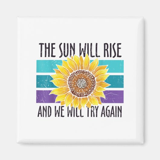 De zon zal de preventie van zelfmoord door zonnebl magneet (Voorkant)