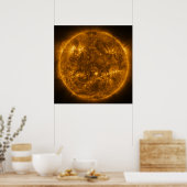 De zon zoals die door Solar Orbiter wordt gezien Poster (Keuken)