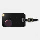 De zonachtige ster Kepler 51 & drie reuzenplaneten Bagagelabel (Voorkant horizontaal)