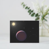 De zonachtige ster Kepler 51 & drie reuzenplaneten Briefkaart (Staand voorkant)