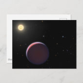 De zonachtige ster Kepler 51 & drie reuzenplaneten Briefkaart (Voorkant / Achterkant)