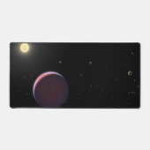 De zonachtige ster Kepler 51 & drie reuzenplaneten Bureaumat (Voorkant)