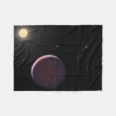 De zonachtige ster Kepler 51 & drie reuzenplaneten Fleece Deken (Voorkant (Horizontaal))