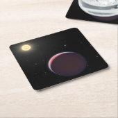 De zonachtige ster Kepler 51 & drie reuzenplaneten Kartonnen Onderzetters (Schuin)