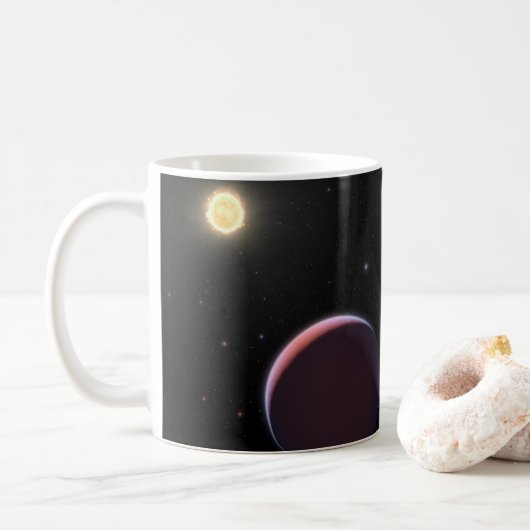 De zonachtige ster Kepler 51 & drie reuzenplaneten Koffiemok (Met donut)