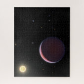 De zonachtige ster Kepler 51 & drie reuzenplaneten Legpuzzel (Verticaal)