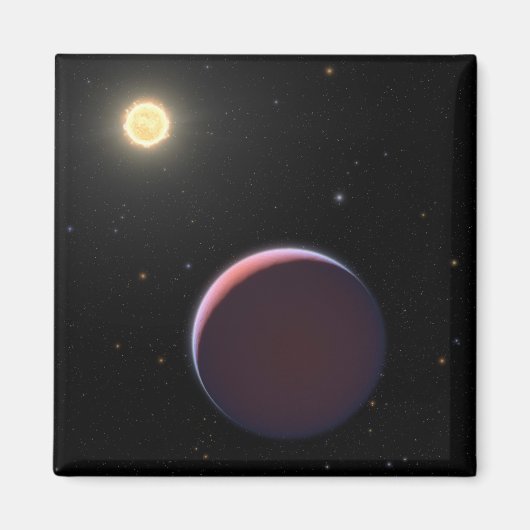 De zonachtige ster Kepler 51 & drie reuzenplaneten Magneet (Voorkant)
