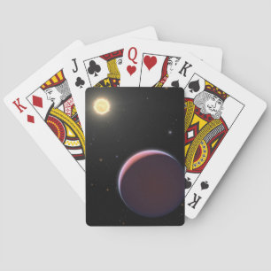 De zonachtige ster Kepler 51 & drie reuzenplaneten Pokerkaarten