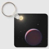 De zonachtige ster Kepler 51 & drie reuzenplaneten Sleutelhanger (Voorkant)