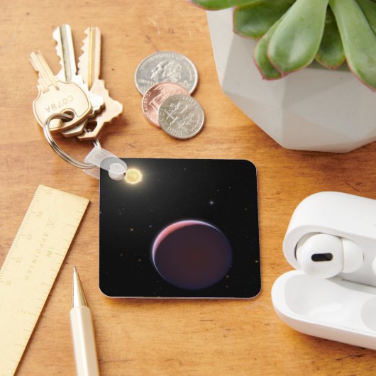 De zonachtige ster Kepler 51 & drie reuzenplaneten Sleutelhanger (Bureau)