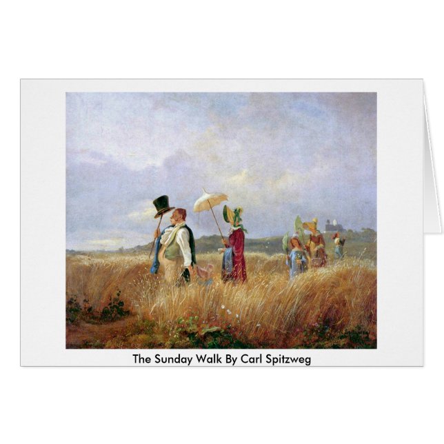 De zondagsstrijd van Carl Spitzweg (Voorkant Horizontaal)