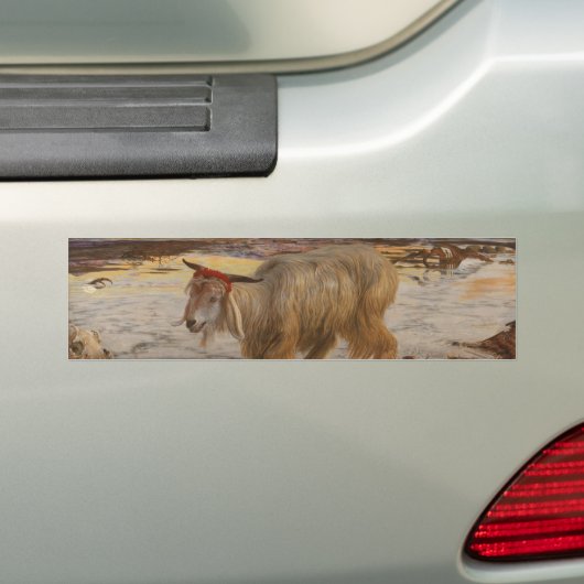 De zondebok (door William Holman Hunt) Bumpersticker (Op auto)