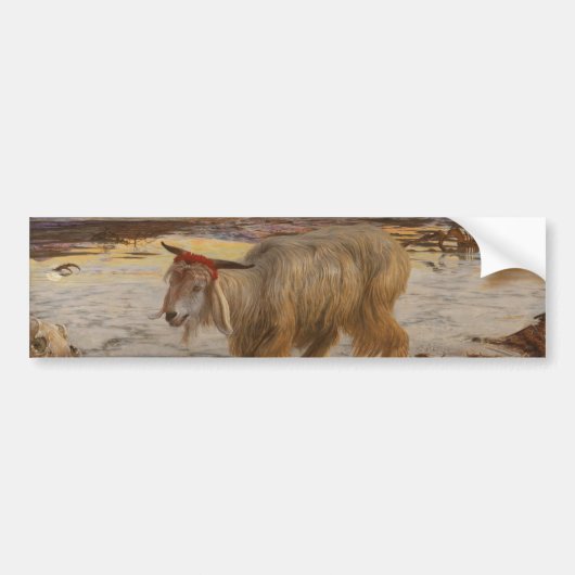 De zondebok (door William Holman Hunt) Bumpersticker (Voorkant)