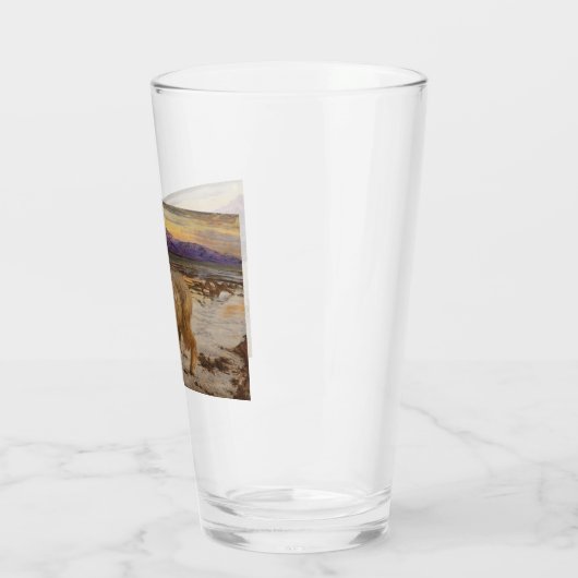 De zondebok (door William Holman Hunt) Glas (Links)