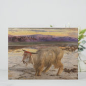 De zondebok (door William Holman Hunt) Kaart (Staand voorkant)