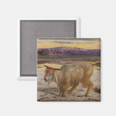 De Zondebok (door William Holman Hunt) Magneet (Voorkant / Achterkant)