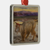 De zondebok (door William Holman Hunt) Metalen Ornament (Rechts)