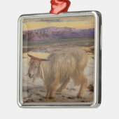 De zondebok (door William Holman Hunt) Metalen Ornament (Links)