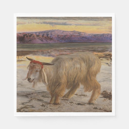 De zondebok (door William Holman Hunt) Servet (Voorkant)