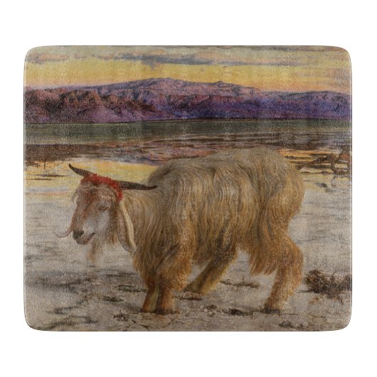 De zondebok (door William Holman Hunt) Snijplank (Voorkant)