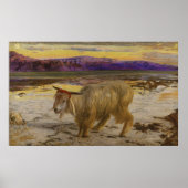 De zondebok van William Holman Hunt Poster (Voorkant)