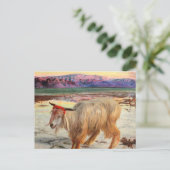 De zondebok William Holman Hunt Briefkaart (Staand voorkant)