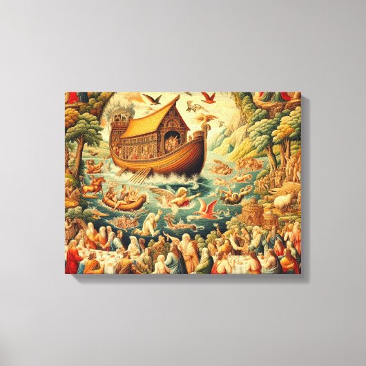 De zondvloed: geloof en vernieuwing Canvas Print (Voorkant)