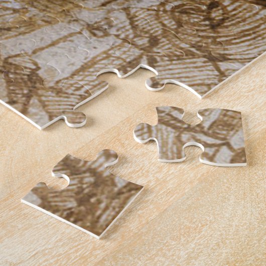 De zondvloed - Leonardo da Vinci (1515) Legpuzzel (Zijkant)
