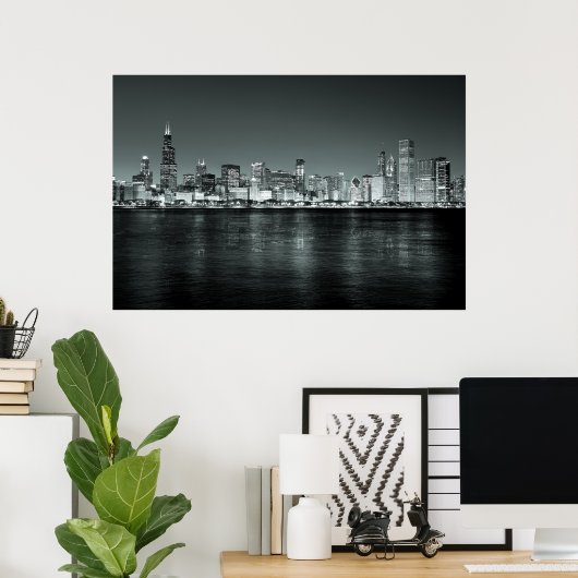 DE ZONGENDE CHICAGO POSTER (Thuiskantoor)