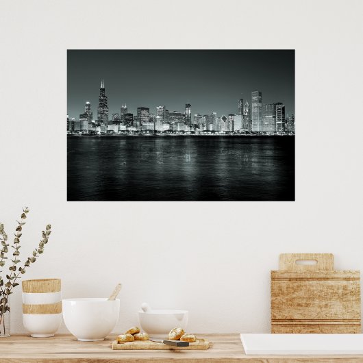 DE ZONGENDE CHICAGO POSTER (Keuken)