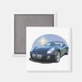 De zonneauto magneet (Voorkant / Achterkant)