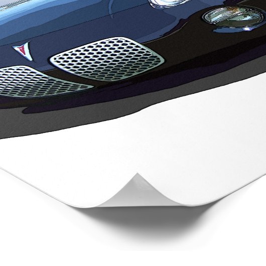 De zonneauto poster (Hoek)